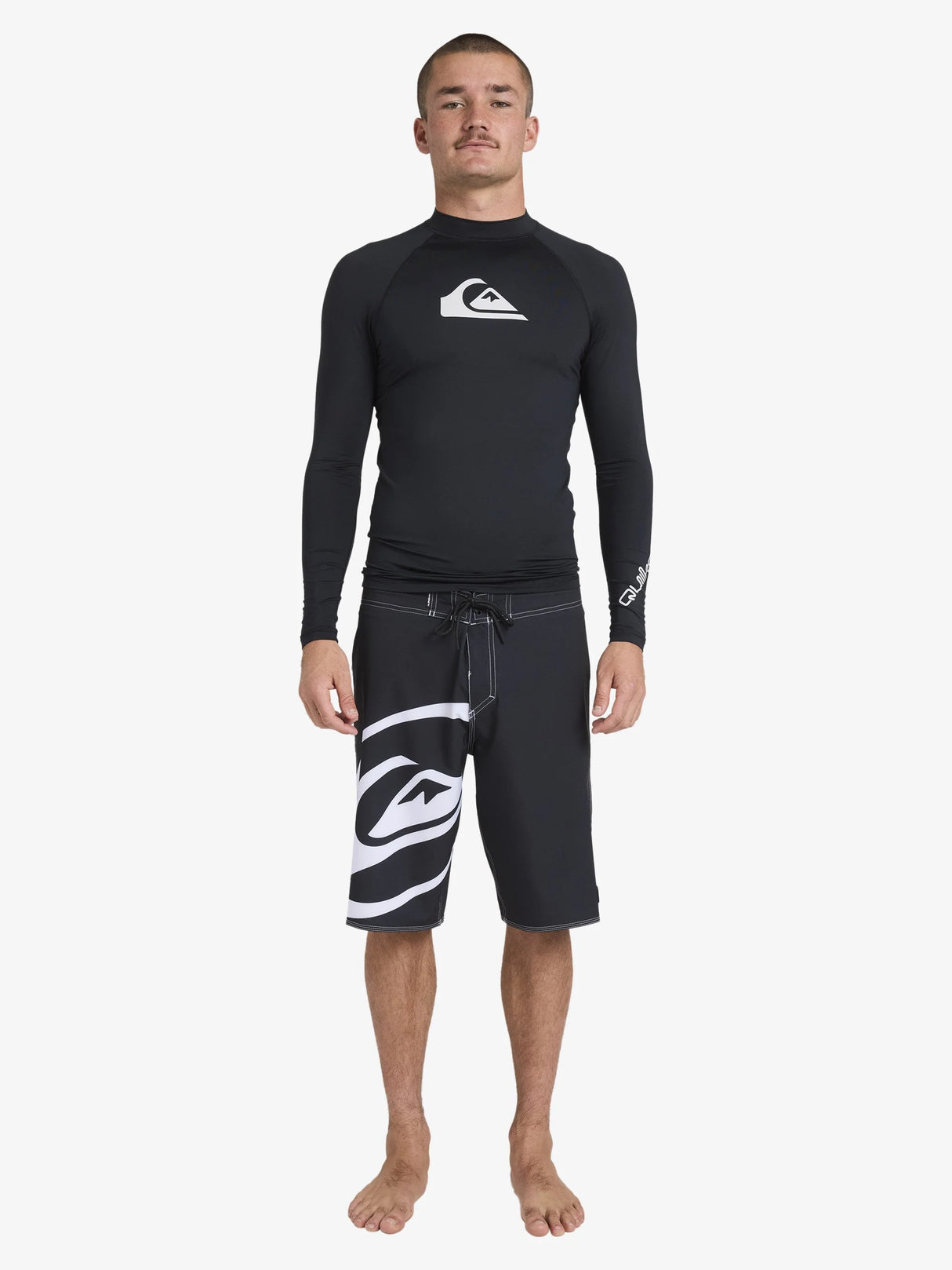 Quiksilver Mens All Time Long Sleeve Rash Vest