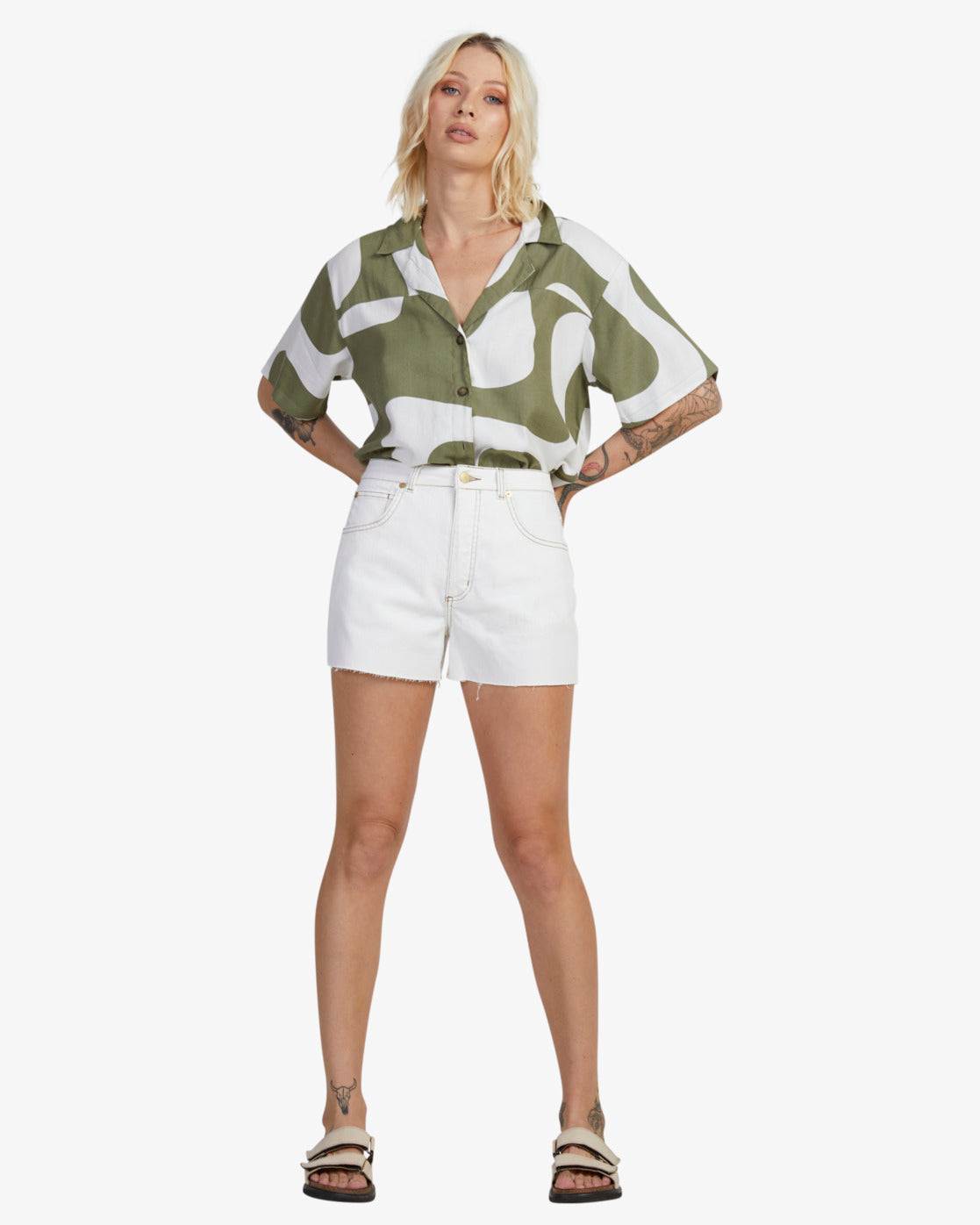 RVCA Womens Pacific Denim Short