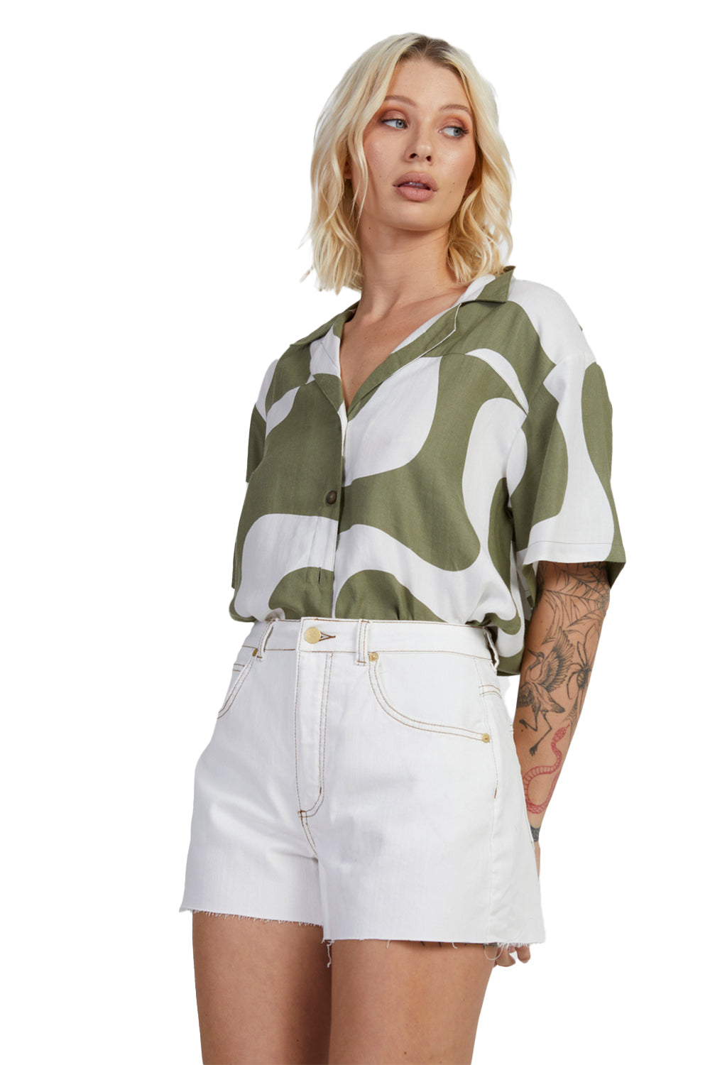 RVCA Womens Pacific Denim Short