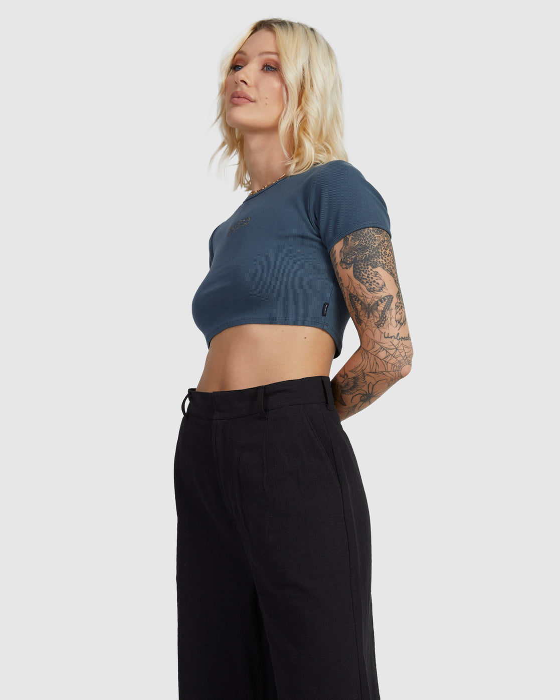 RVCA Womens Circa Half Baby T-Shirt