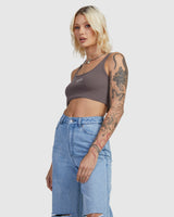 RVCA Womens Old Cropped Tank