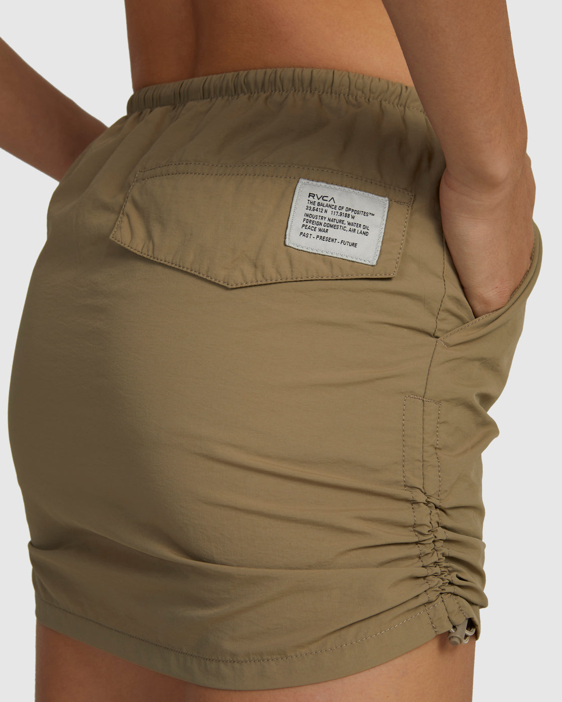 RVCA Womens Cargo Mini Skirt