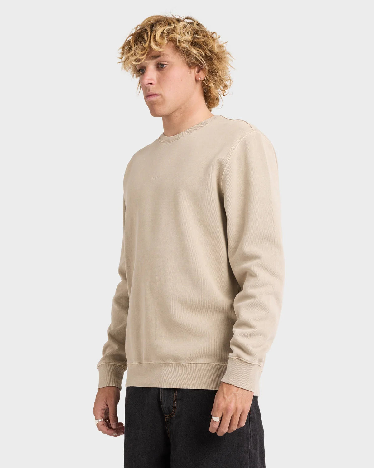 RVCA Mens Little RVCA Crew Neck
