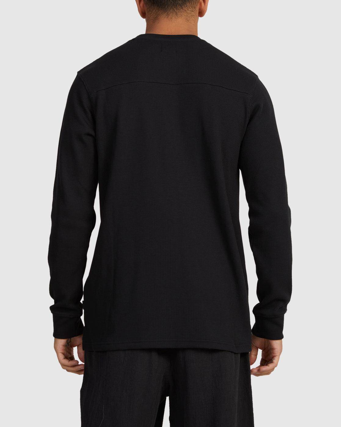 RVCA Mens Haru Waffle L/S T-Shirt