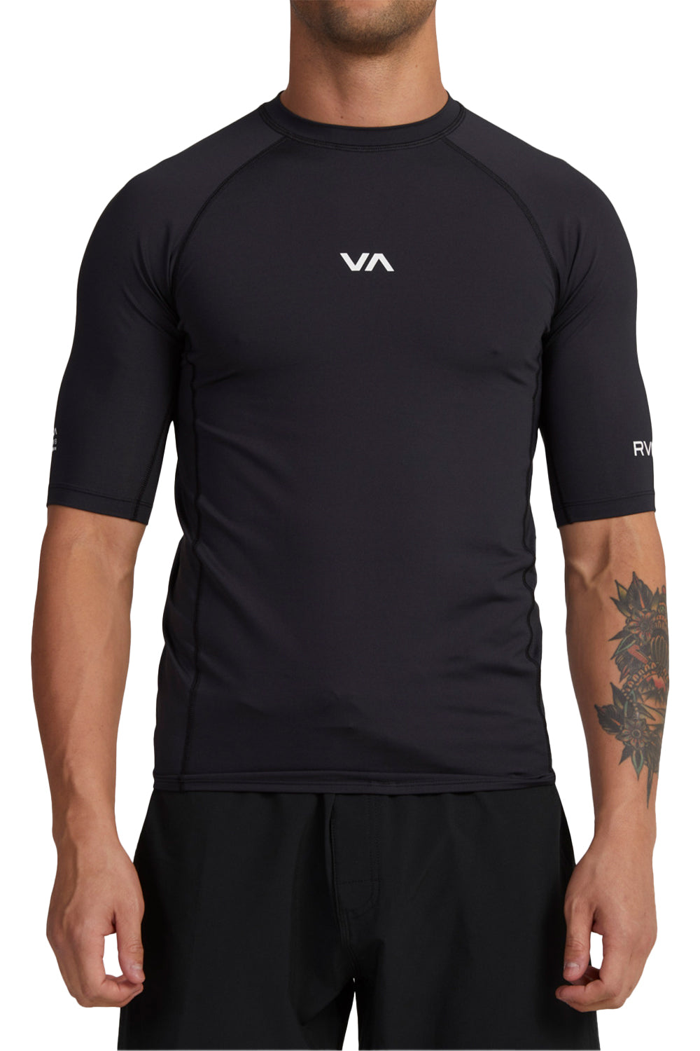 RVCA Mens VA Short Sleeve Rashshirt