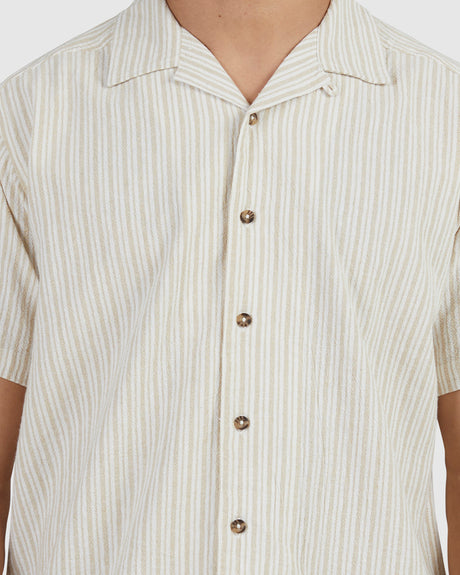 RVCA Mens Beat Stripe Shirt