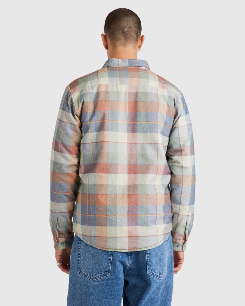 RVCA Mens Replacement Lined Long Sleeve Shirt