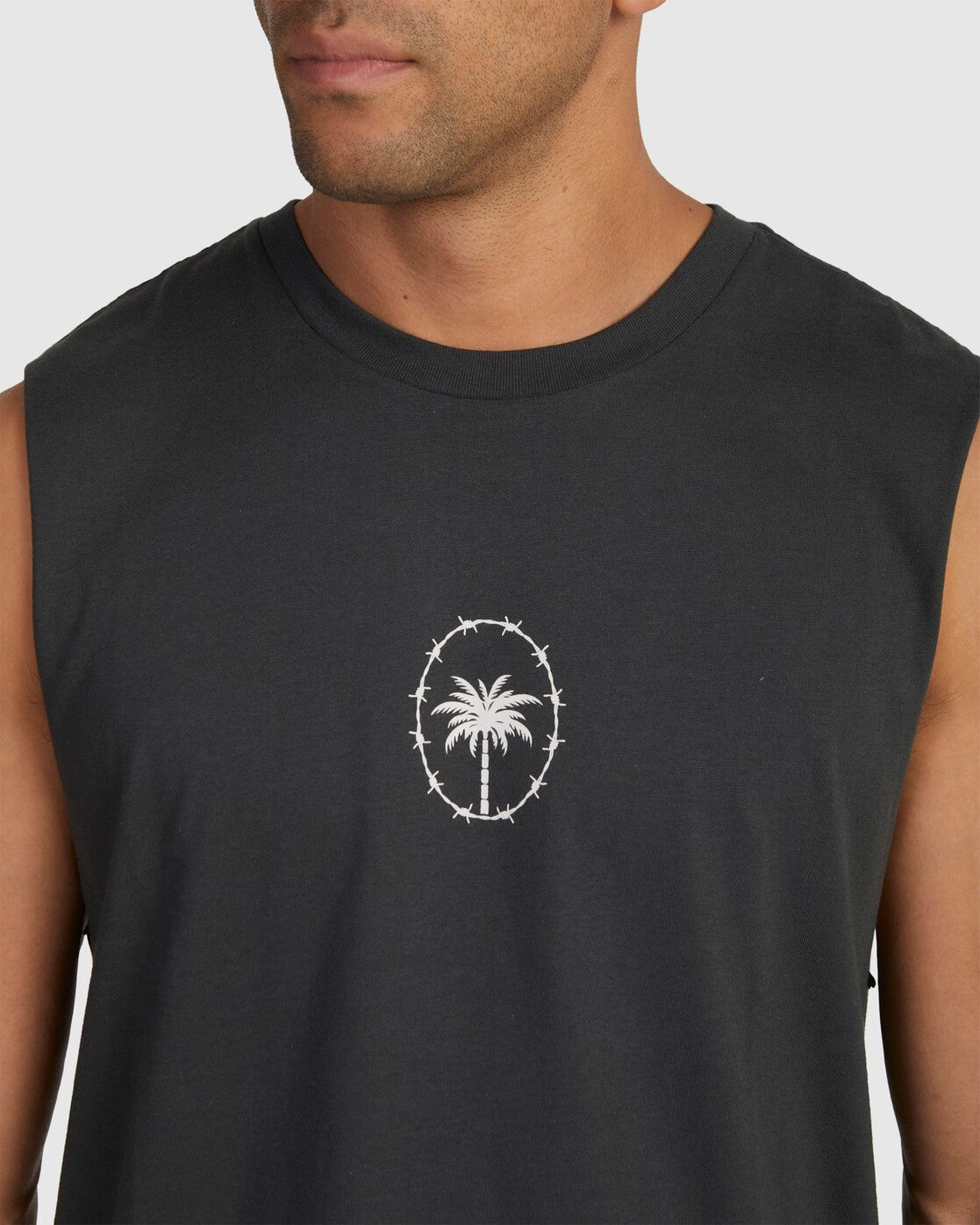 RVCA Mens Wired Muscle Tee