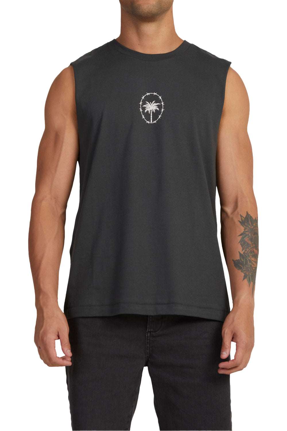 RVCA Mens Wired Muscle Tee