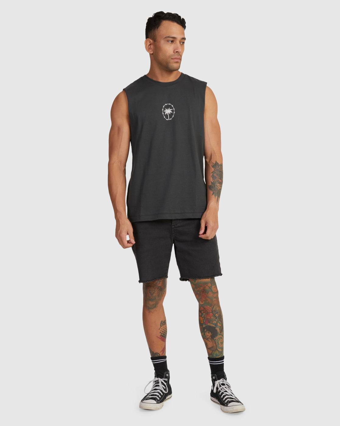 RVCA Mens Wired Muscle Tee