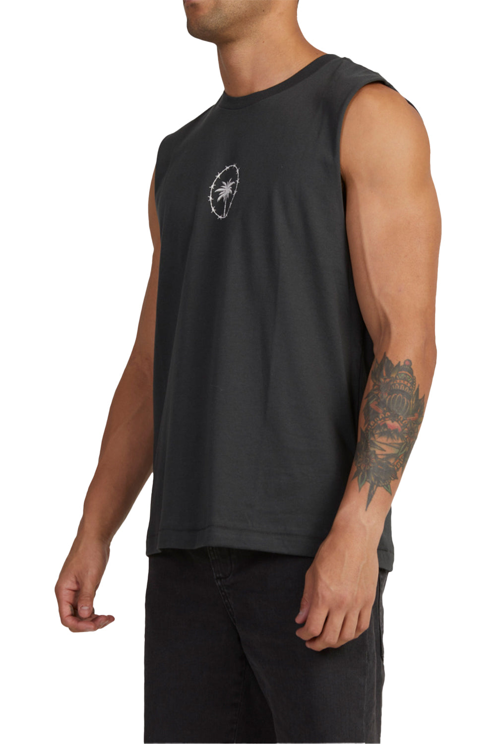 RVCA Mens Wired Muscle Tee