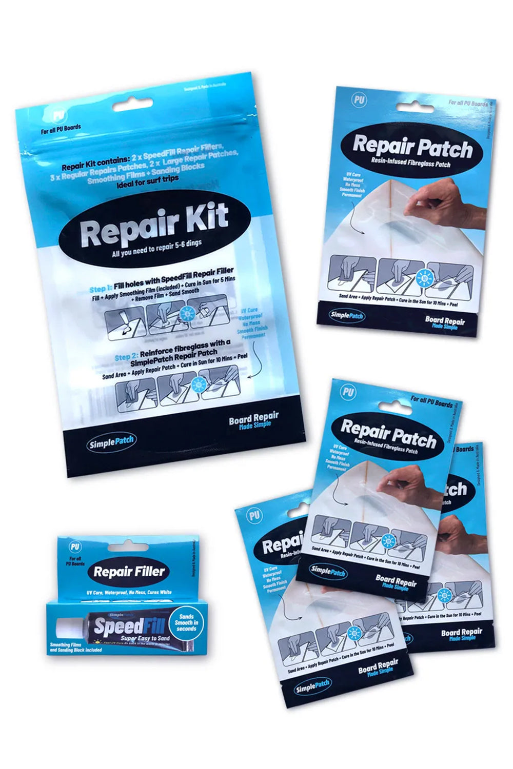 Simple Patch PU Repair Kit | Sanbah Australia