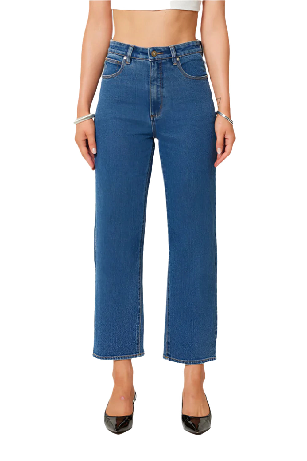 Abrand Womens Venice Straight Jeans Bella