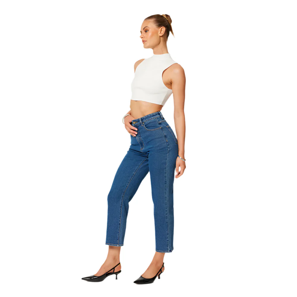Abrand Womens Venice Straight Jeans Bella