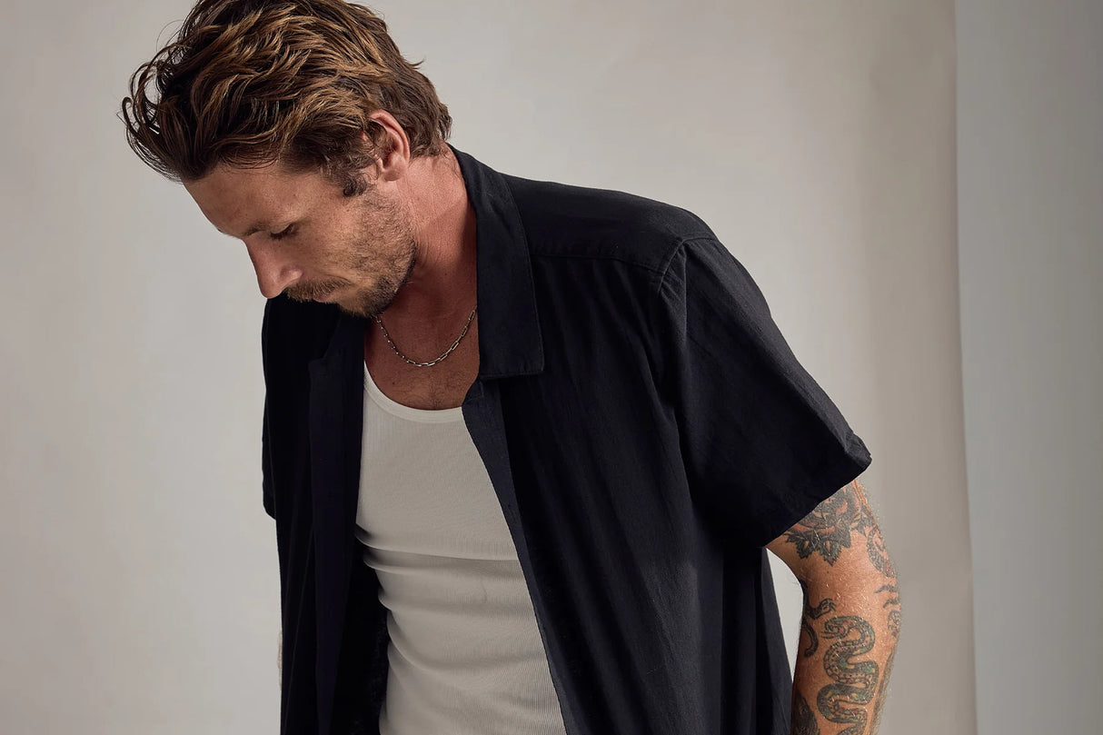 Rhythm Classic Linen Short Sleeve Shirt