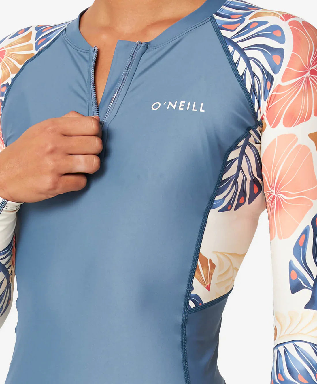 O'Neill Womens Bahia 1/4 Zip LS Rash Vest