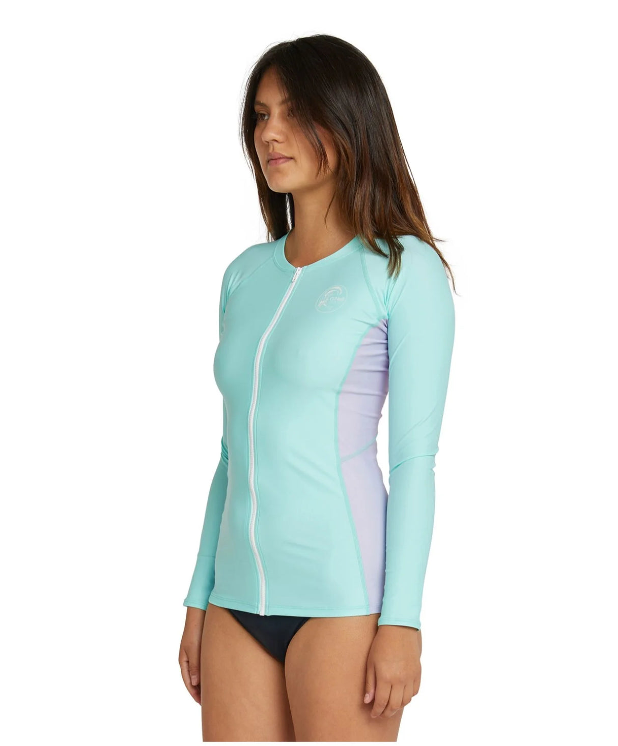 O'Neill Women's Bahia Front Zip Long Sleeve Rash Vest