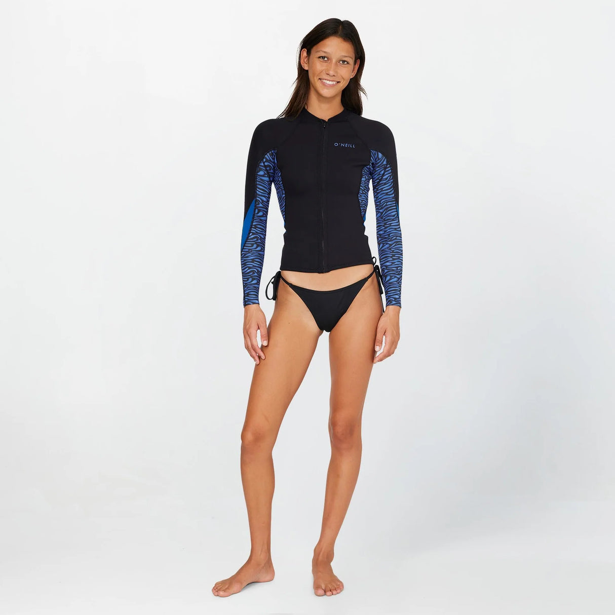 O'Neill Womens Bahia Full Zip 1.5mm Wetsuit Jacket
