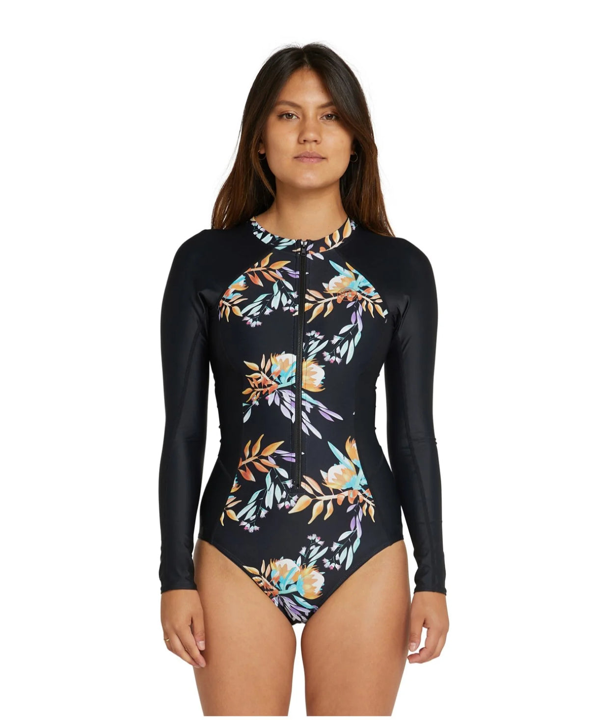 O'Neill Womens Bahia Lycra Front Zip Long Sleeve Surfsuit