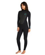 O'Neill Womens Focus Back Zip Sealed Full 3/2mm Steamer