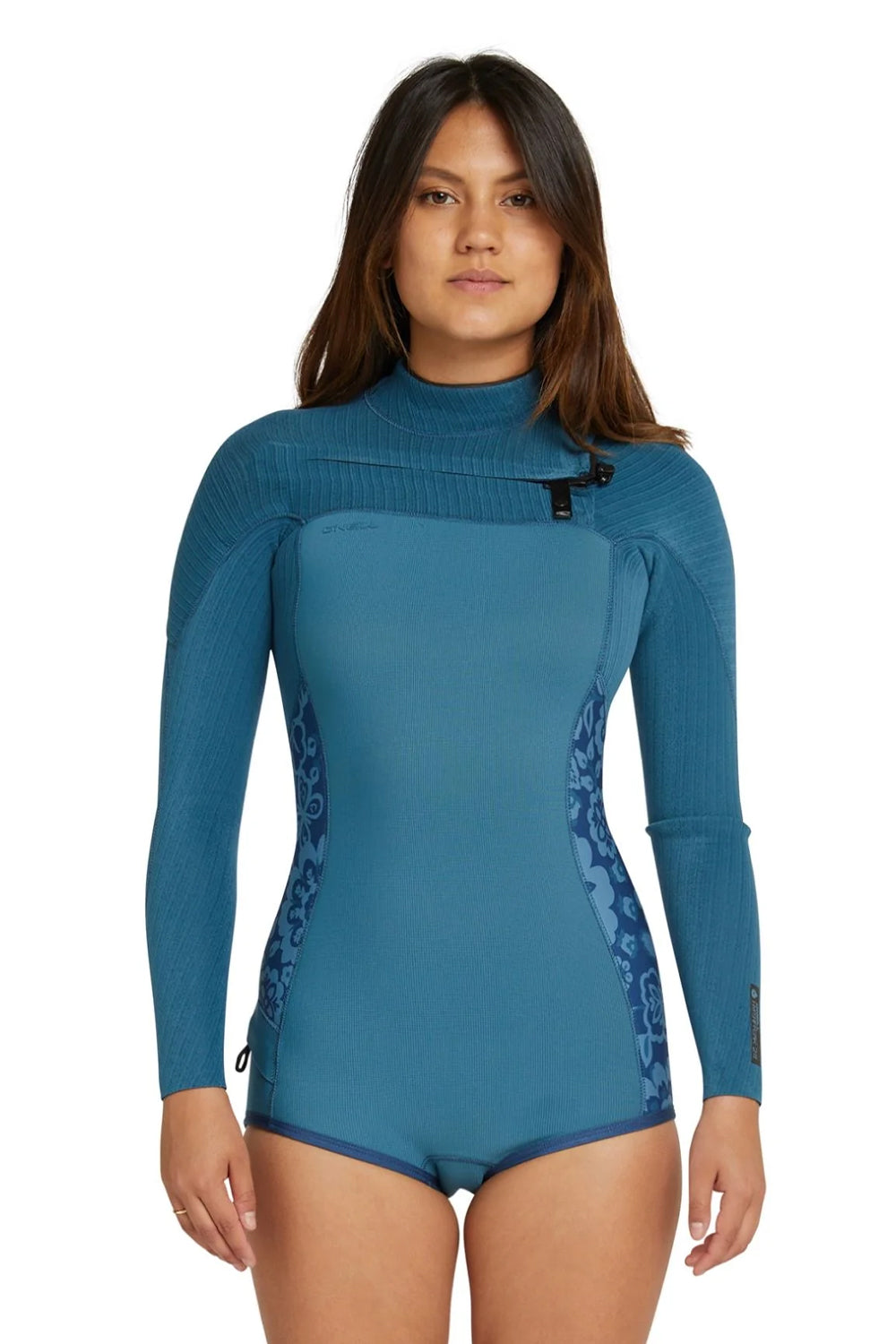 O'Neill Women's Hyperfreak 2mm Chest Zip Long Sleeve Spring Suit