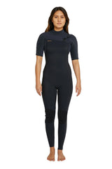 O'Neill Womens Hyperfreak Short Sleeve Steamer 2mm Wetsuit