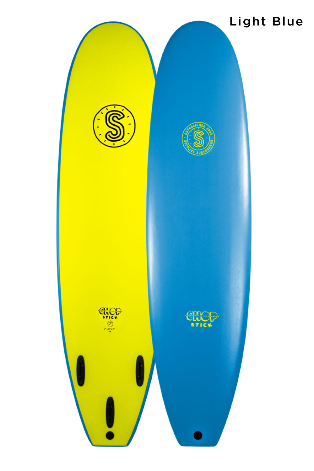 7ft Softlite Chop Stick Softboard - Comes with fins