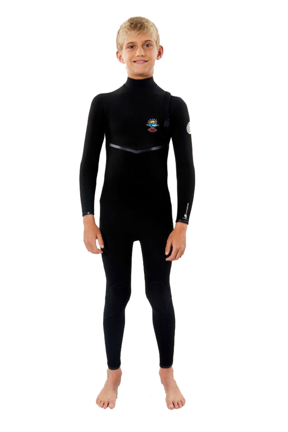Rip Curl Junior Flashbomb 3/2mm Chest Zip Steamer Wetsuit