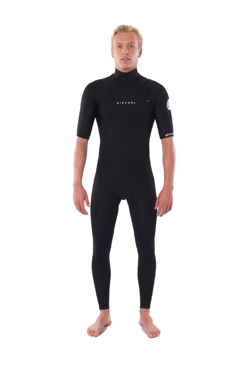 Rip Curl Men's 2mm Dawn Patrol Chest Zip Short Sleeve Steamer