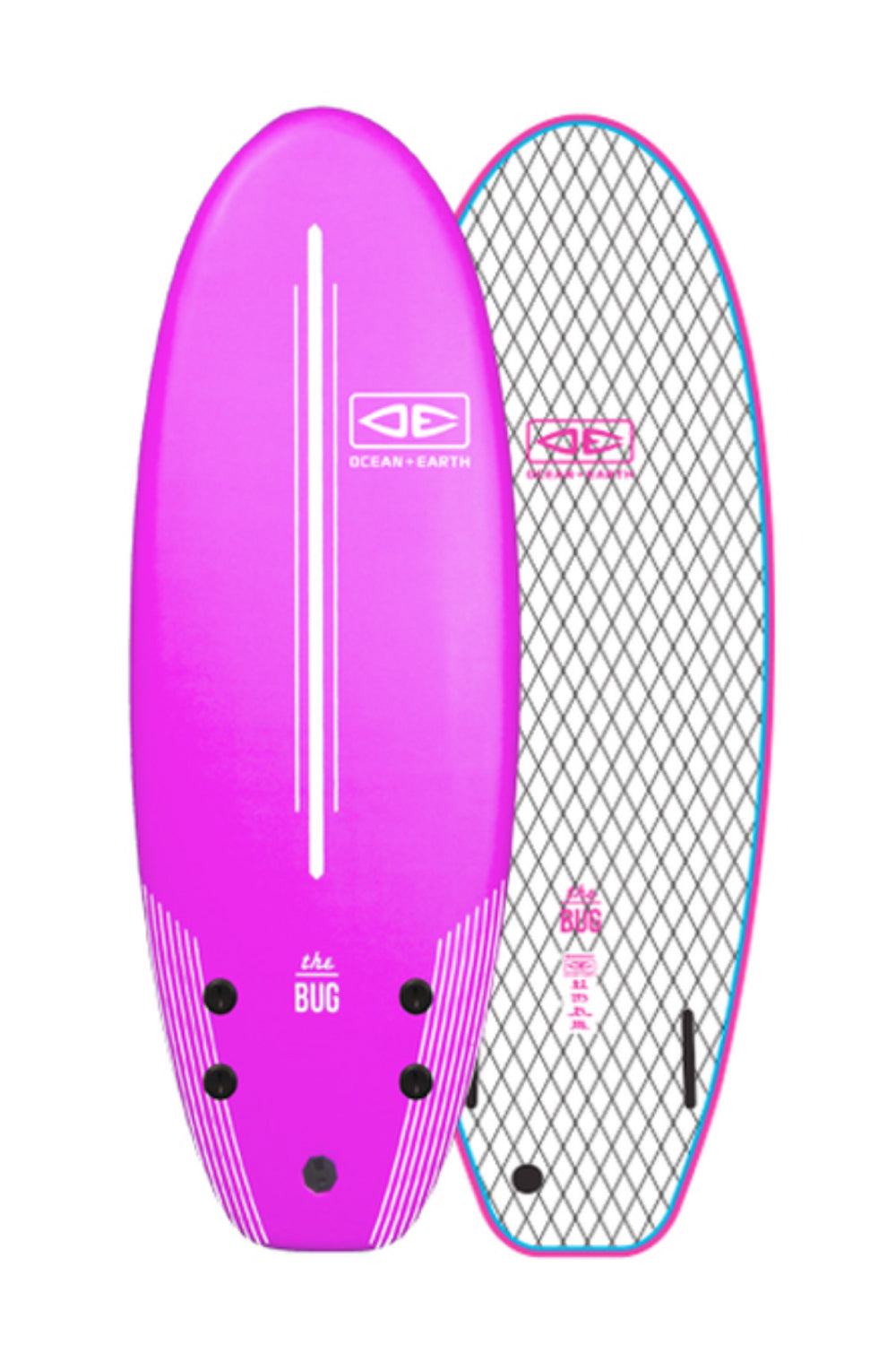 4'8ft Ocean & Earth The Bug Kids Softboard - Comes with fins