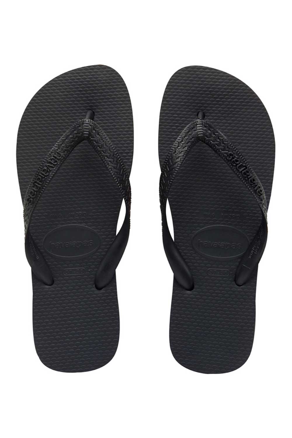 Havaianas Top Black Thongs