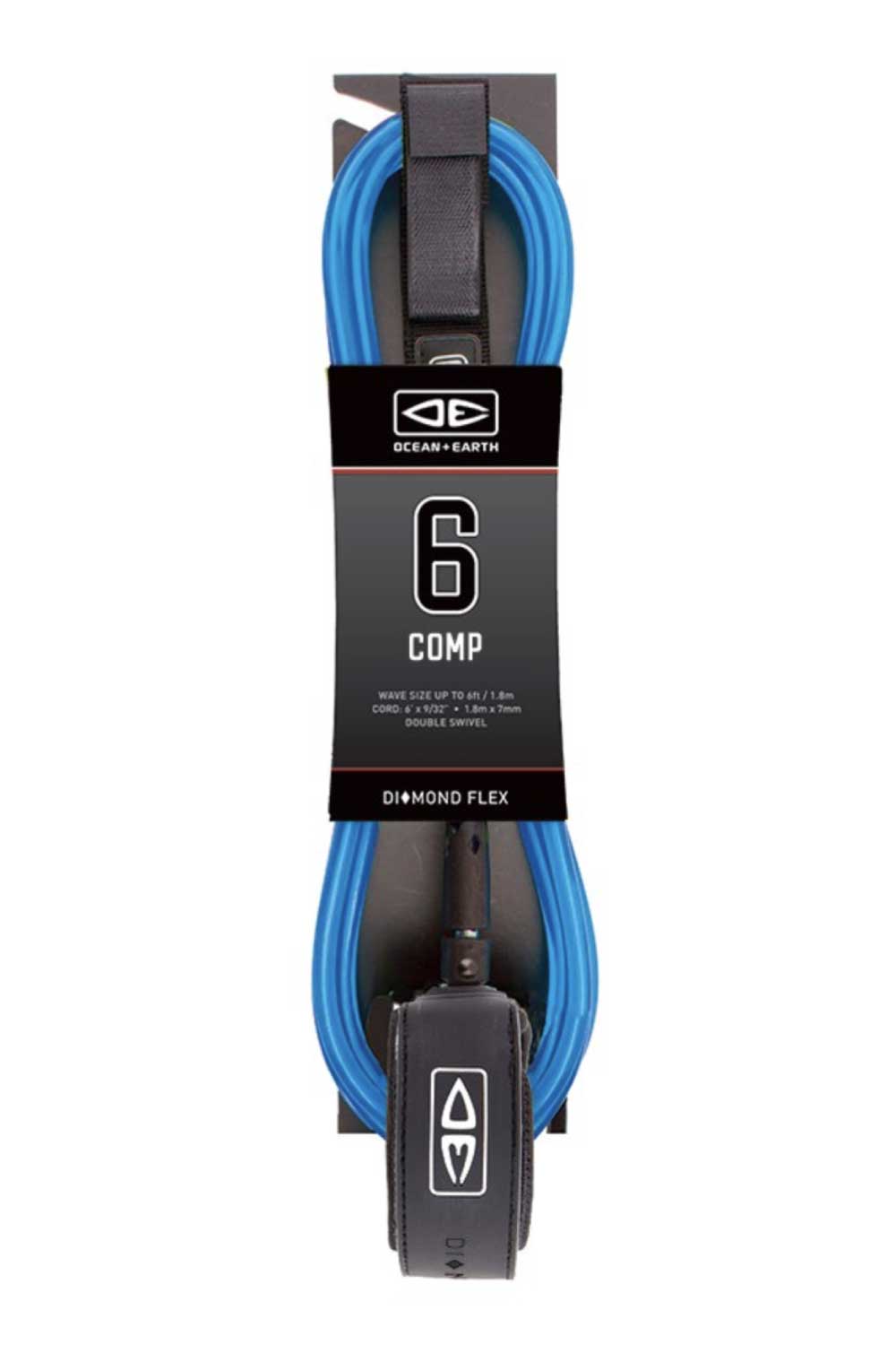 6ft Ocean & Earth Regular Comp Leash Leg Rope