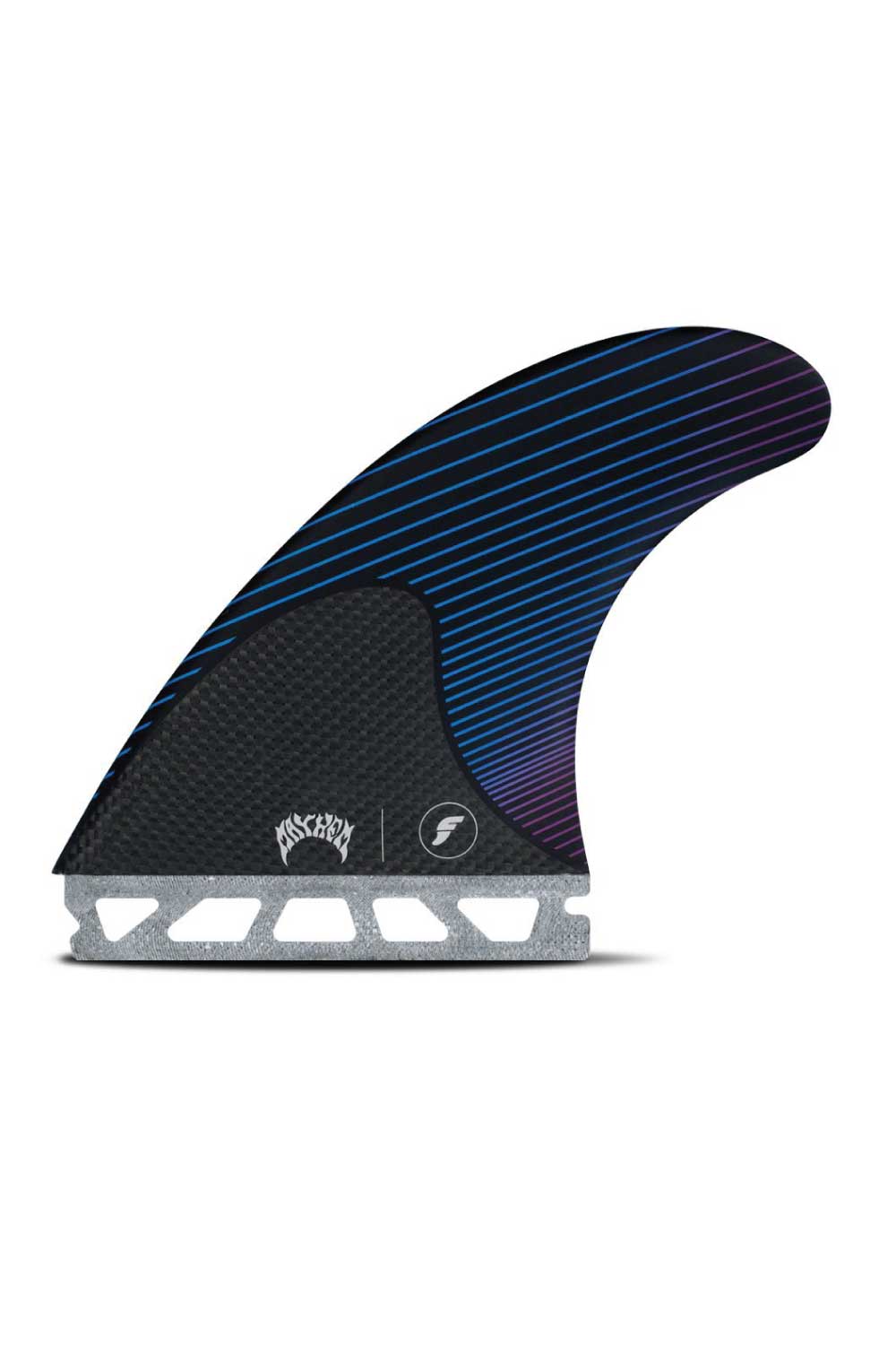 Futures Fins Mayhem Large Thurster Set Blue/Violet