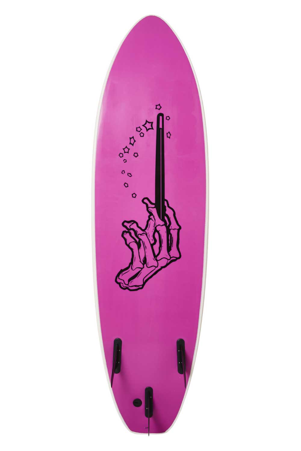 6ft Drag Board Co Zoltan Magic Wand Softboard - Comes with fins