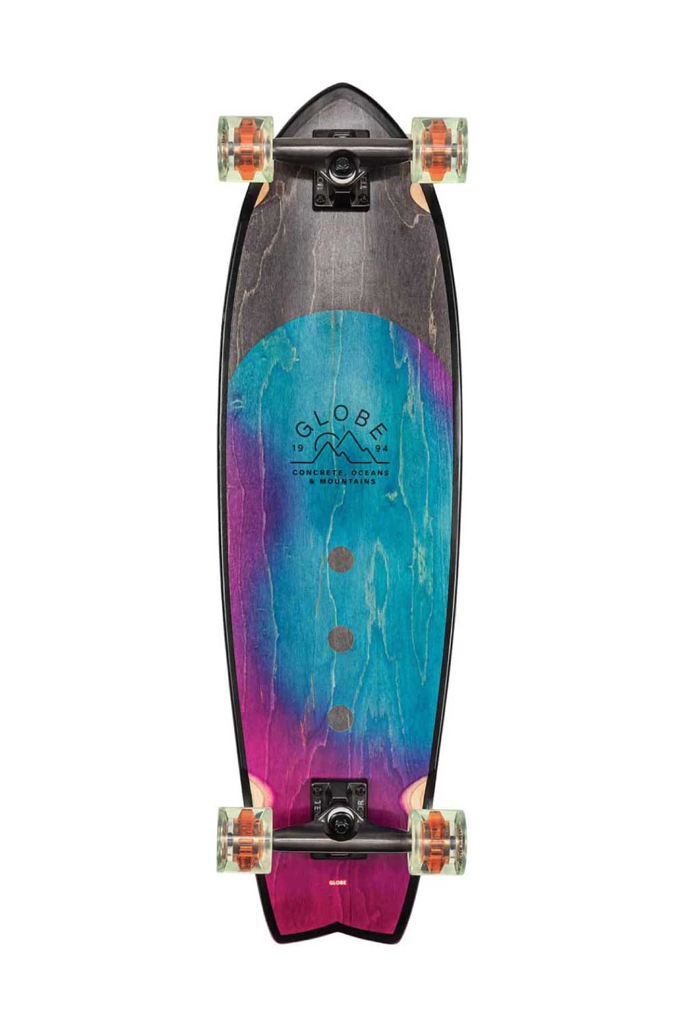 Globe Skateboards | Chromantic Cruiser Surf Skateboard Washed Aqua