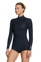 O'Neill Womens Hyperfreak 2mm Chest Zip Long Sleeve Spring Suit Wetsuit