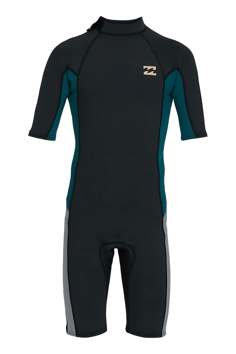 Billabong Boys 202 2mm Absolute Back Zip Short Sleeve Springsuit