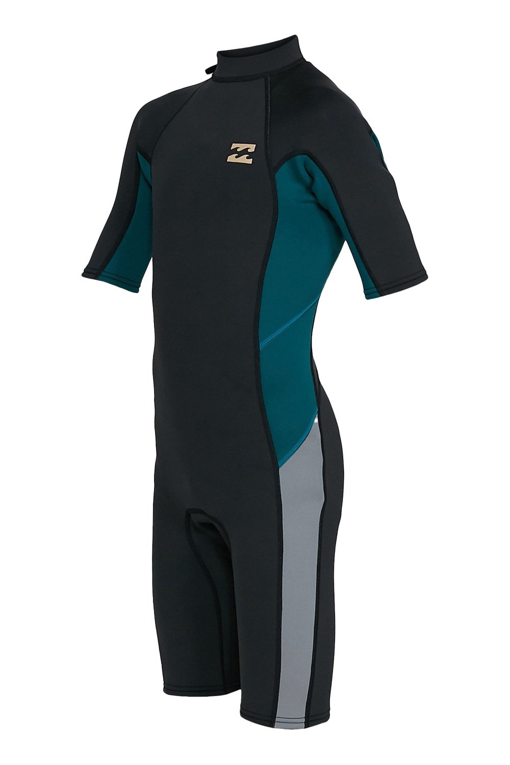 Billabong Boys 202 2mm Absolute Back Zip Short Sleeve Springsuit