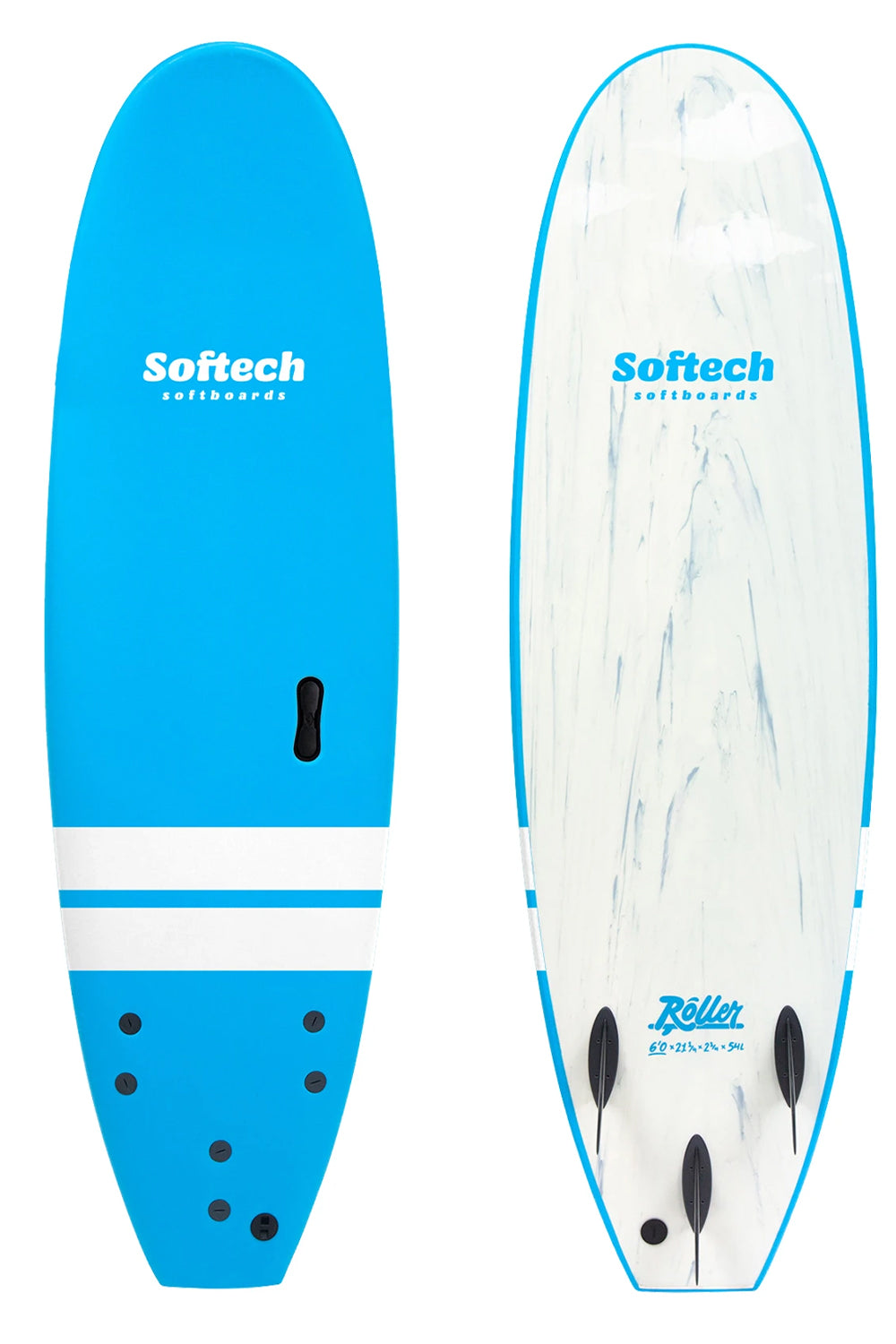 7'0 Softech Roller 2022 Softboard - Comes with fins