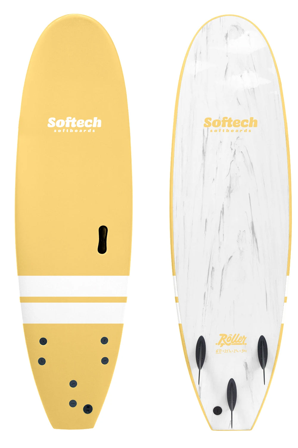 6'6 Softech Roller Softboard - Comes with fins