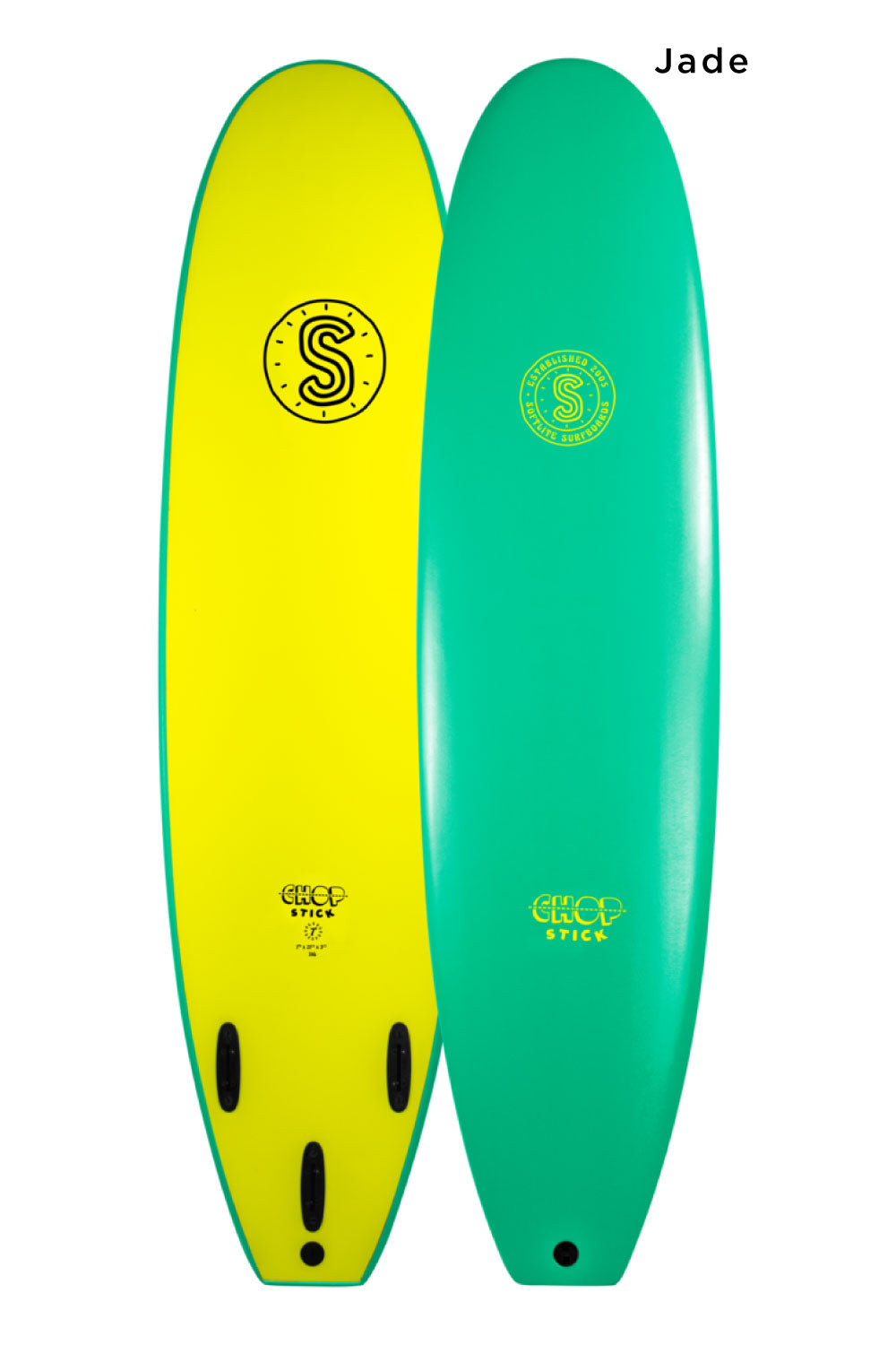 6'6 Softlite Chop Stick Softboard - Comes with fins