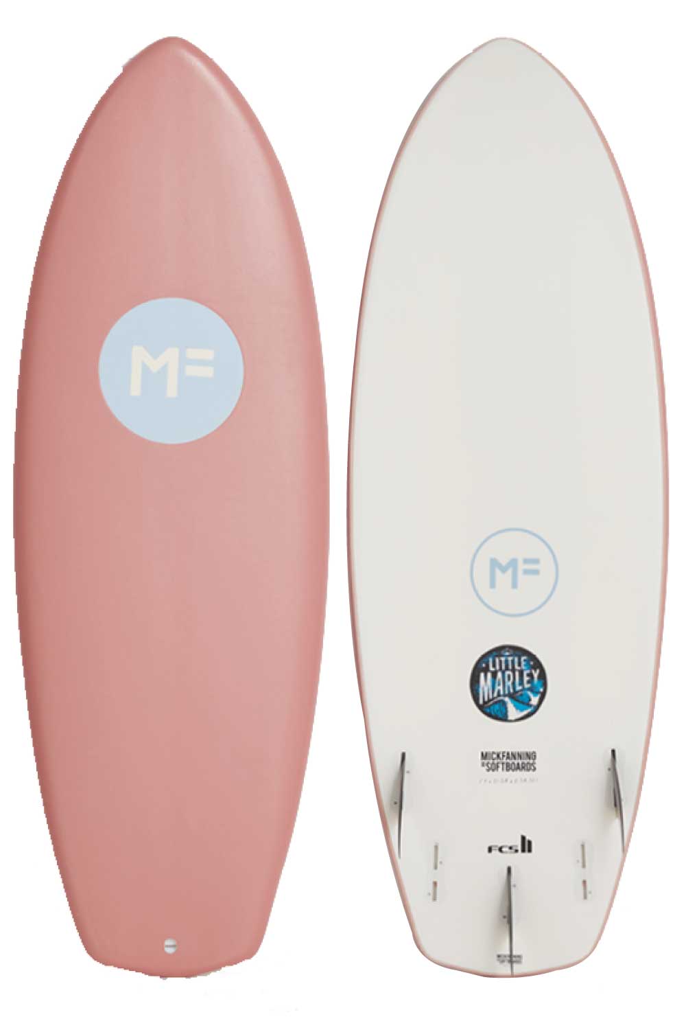 Mick Fanning MF Softboard Little Marley FCS2 - Comes with fins