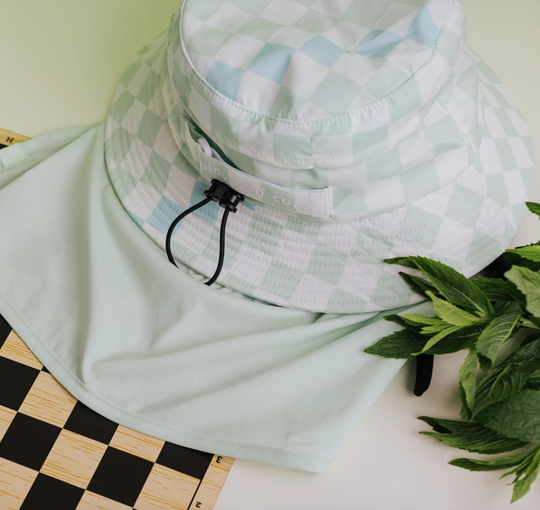 Plow Surf Co Mint Check Surf Hat