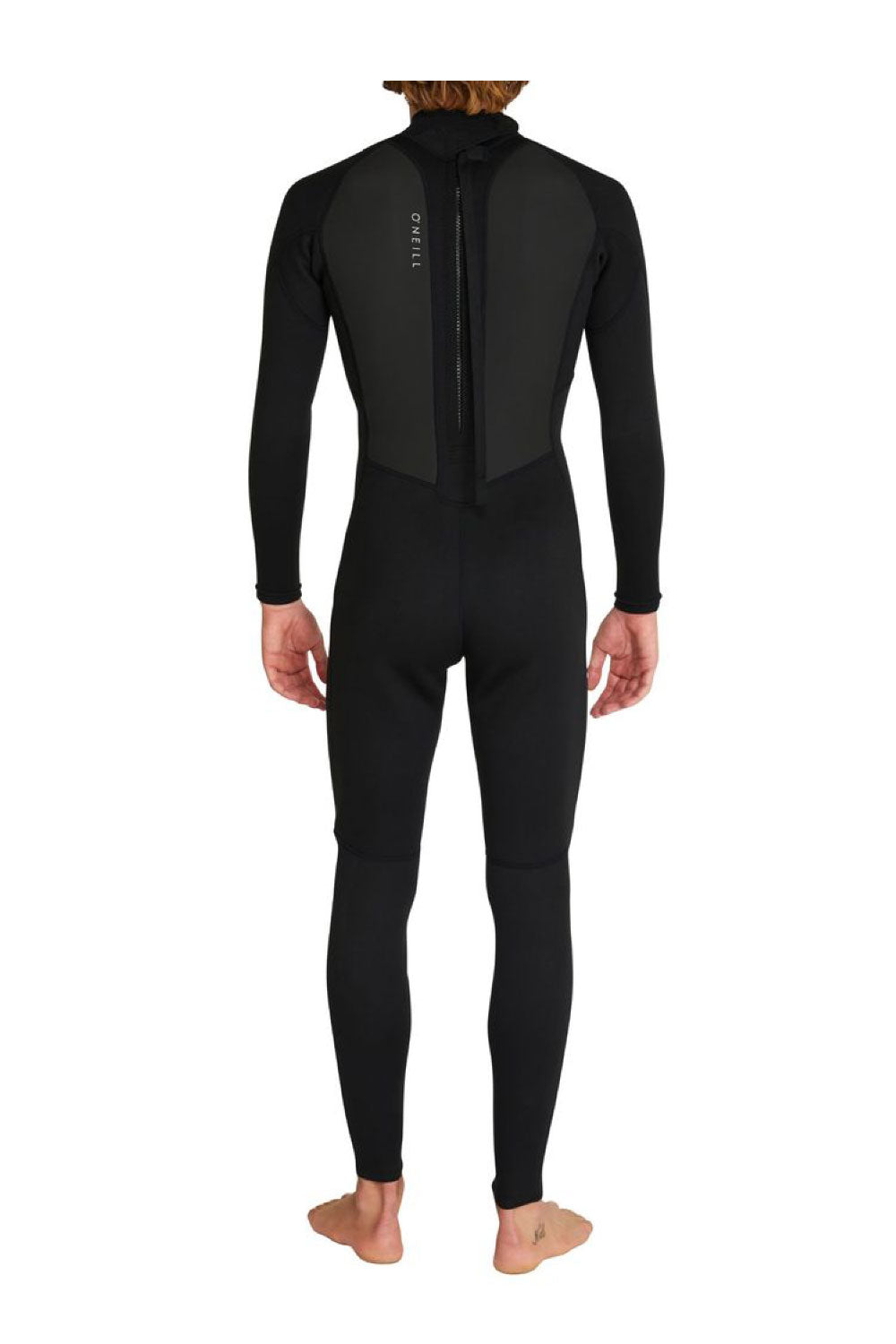 O'Neill Men's Factor 3/2mm Steamer Back Zip Wetsuit - Black