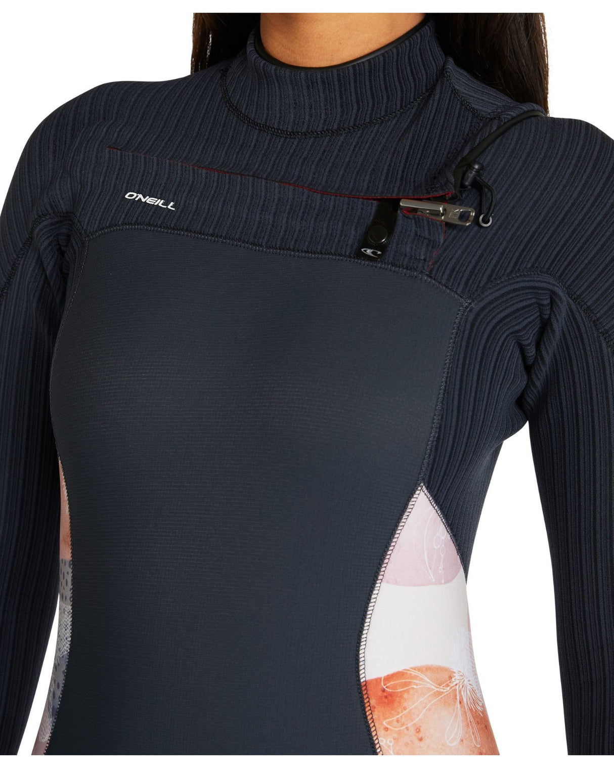 O'Neill Womens 3/2mm+ Blueprint Chest Zip Steamer