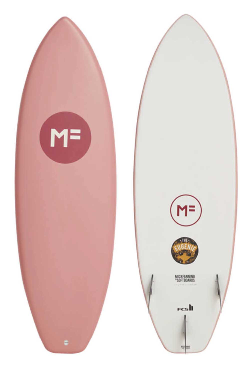 Mick Fanning MF Softboards Eugenie FCS2 - Comes with fins