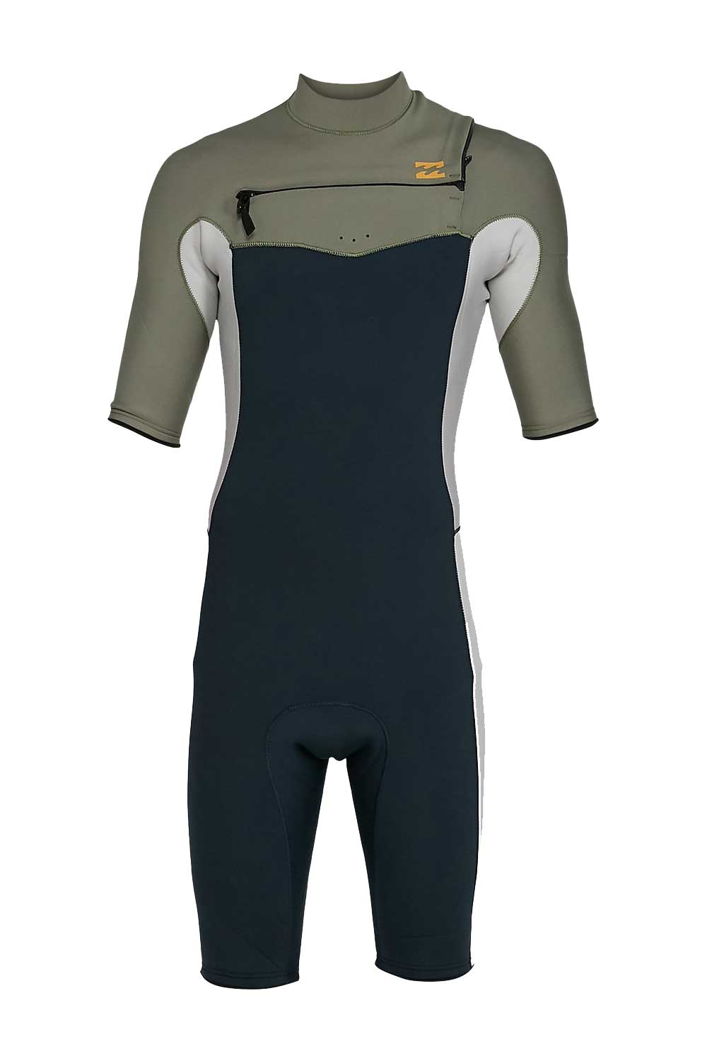 Billabong 202 2mm Revolution Chest Zip Short Sleeve Springsuit