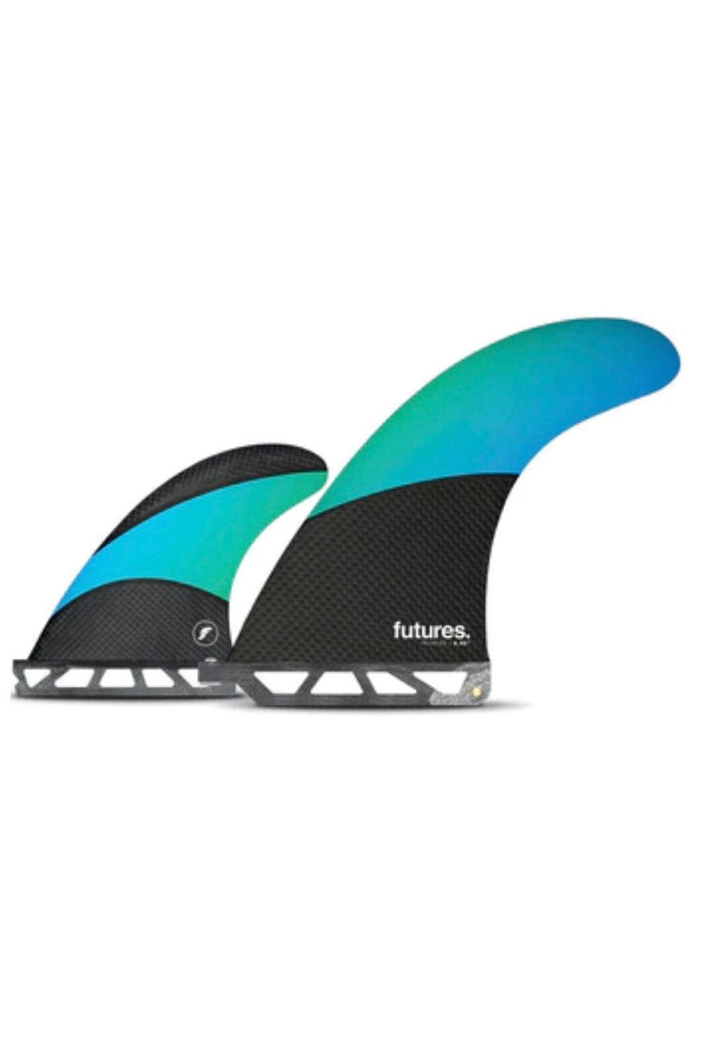 Future Fins Techflex 2+1 Longboard fin set - Blue/Green