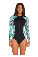 O'Neill Womens Bahia Lycra Front Zip Long Sleeve Surfsuit