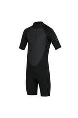 O'Neill Boys Reactor 2 Back Zip 2mm Short Sleeve Springsuit